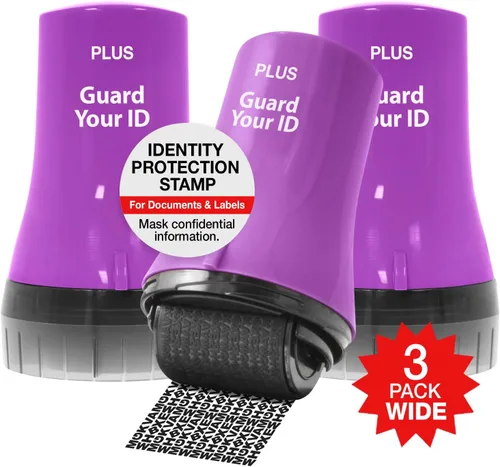 Miniatura 10 de Rodillo de seguridad avanzado ancho de Guard Your ID, sello de protección de identidad fácil de usar
