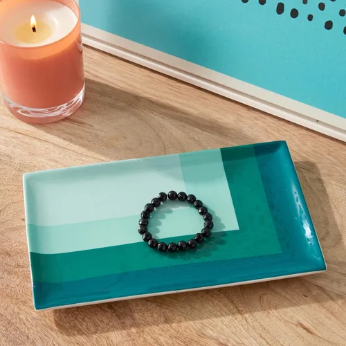 Miniatura 4 de Black Onyx/Agate Stone Beaded Bracelet