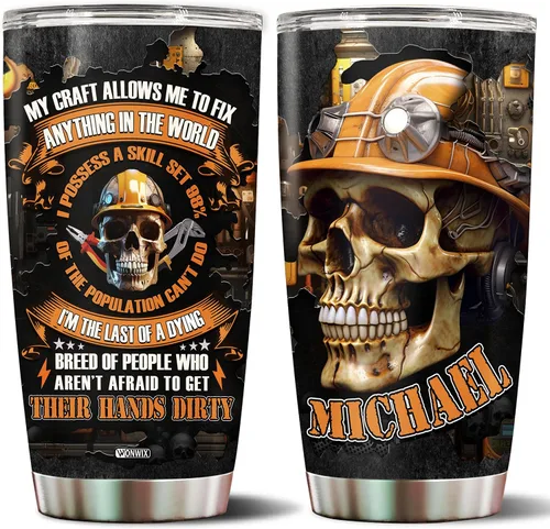 Miniatura 20 de Vaso personalizado de regalo para hombres fotógrafos, 20 onzas, taza de viaje de acero inoxidable aislada, botella de agua, Navidad, cumpleaños, día
