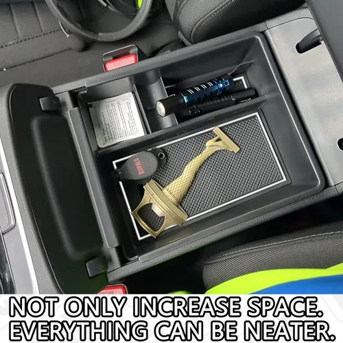 Miniatura 6 de HGWEI Organizador de Consola Central Compatible con Hyundai Tucson 2022-2024 y Santa Cruz 2022-2025 Accesorios Interiores Caja de Almacenamiento