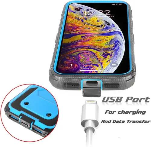Miniatura 4 de Asuwish Funda de teléfono para LG K30 2018/Premier Pro LTE/Phoenix Plus/Harmony 2/K10/K11/Xpression cubierta híbrida a prueba de golpes cuerpo