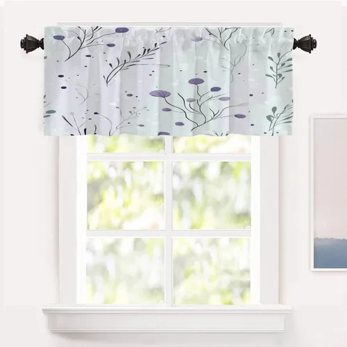 Miniatura 50 de Shrahala Abstract Pattern Geometric Blackout Window Curtains, Concentric Squares Thermal Insulated Curtains Grommet Long Drapes for Bedroom,Living