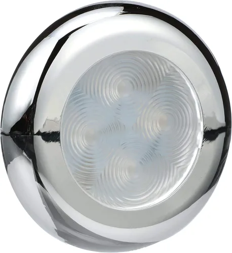 Miniatura 4 de Seachoice - Luz LED de cortesía para interiores, cromado/bisel blanco