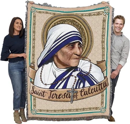 Miniatura 13 de Pure Country Weavers Manta de San Juan Diego, patrón de los pueblos indígenas, manta de tapiz de regalo religioso tejida de algodón, fabricada