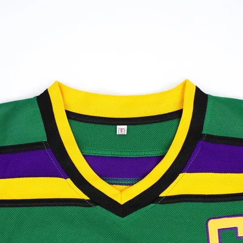Miniatura 3 de CJTVMMD Camiseta de película de hockey para hombres y mujeres, ropa de hombre de los años 90, camiseta verde de práctica de hockey