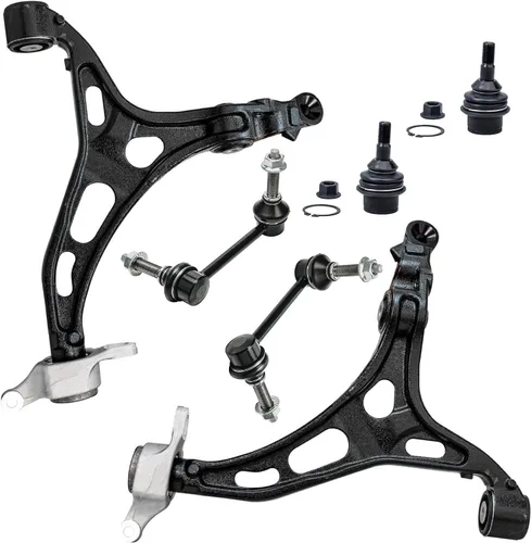 Miniatura 80 de Detroit Axle - Kit de extremo delantero para Chrysler 300 Dodge Charge Challenger 2011-2023, 2 brazos de control inferiores traseros 2 rótulas