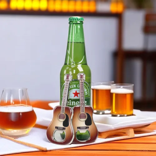 Miniatura 7 de Abrebotellas con forma de guitarra de cerveza, abrebotellas, guitarra, regalo, utensilios de cocina para bebedores, amantes de la guitarra y música