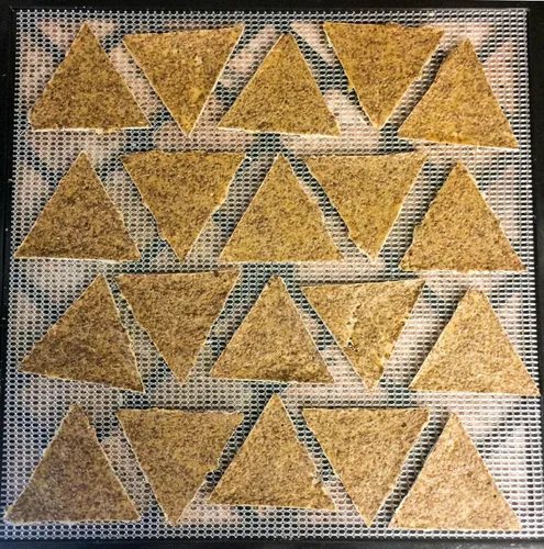 Miniatura 3 de Juego de 3 – Deshidratador Triángulo Chip Mold Shape Silicone Sheet Mat para Excalibur deshidratar 14" x 14" Tortilla Cracker Cookie Drying Bright