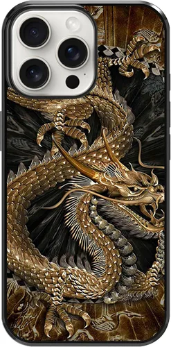 Miniatura 78 de Funda para iPhone Air - Funda de teléfono con patrón de dragón dorado chino - Funda de TPU con protección de absorción de impactos