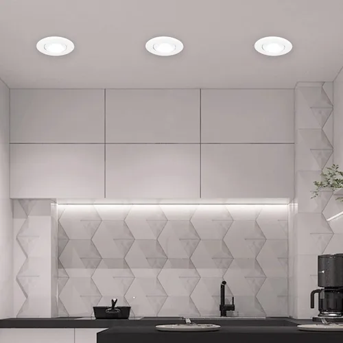 Miniatura 8 de MR16 - Lámpara giratoria empotrada halógena LED, soporte de montaje LED, soporte de bombilla para cocina, baño, debajo del gabinete, carcasa