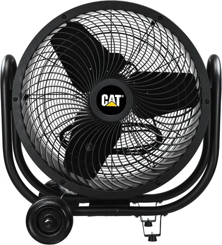 Miniatura 6 de CAT Ventiladores - Ventilador de tambor industrial de alta velocidad de 24 pulgadas de grado industrial (amarillo, 3 en 1): 6,500 CFM, 3