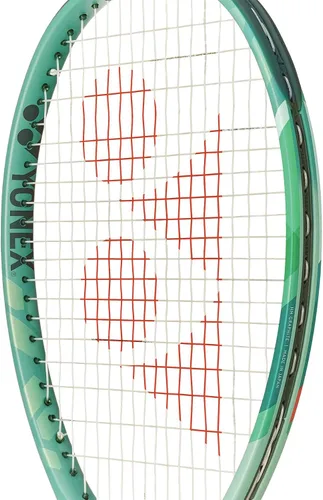 Miniatura 3 de YONEX Percept - Raqueta de tenis 100D para adultos, nivel intermedio/avanzado, cuerdas de alto control de 18 x 19, verde oliva, tamaño de agarre 4