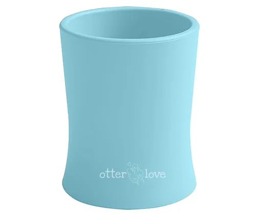 Miniatura 12 de otterlove Taza de entrenamiento de silicona para bebés y niños pequeños, aprobada por OT pediátrica, 100% silicona LFGB pura de platino, irrompible