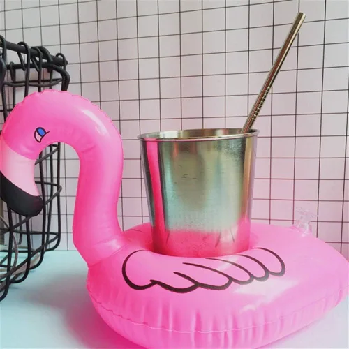 Miniatura 4 de Soporte inflable para bebidas, paquete de 3 flotadores de piscina, portavasos para fiesta de verano en la piscina, variedad de formas para elegir
