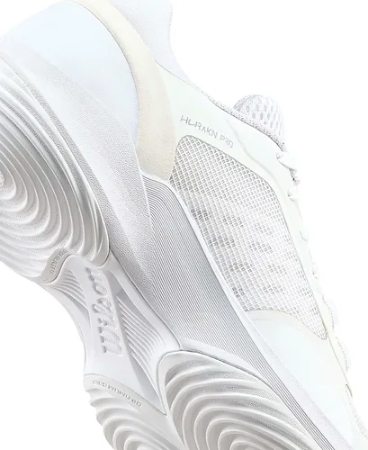 Miniatura 2 de WILSON Zapatos de pádel Hurakn Pro V2 para mujer, Blanco/Blanco/Plateado