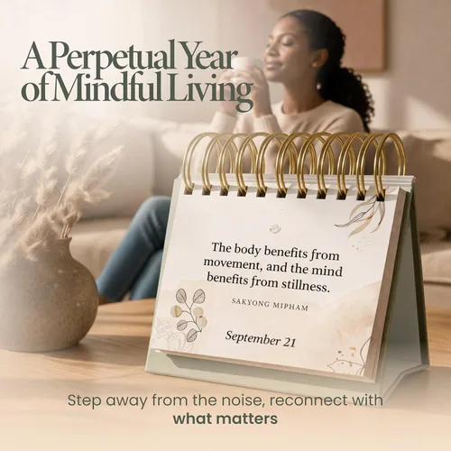 Miniatura 4 de MESMOS Mindfulness - Calendario perpetuo con 366 afirmaciones diarias, regalos de cuidado personal para mujeres, apreciación del profesor