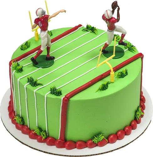 Miniatura 4 de Decoración de pasteles DecoSet con touchdown de fútbol americano
