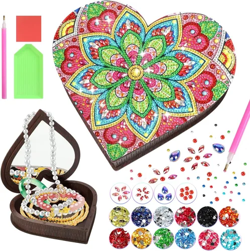 Miniatura 10 de Diakud Regalos para niñas de 6, 7, 8, 9, 10, 11 y 12 años, kits de arte de diamantes para niños de 8 a 12 años, juguetes para niñas de 10 a 12 años