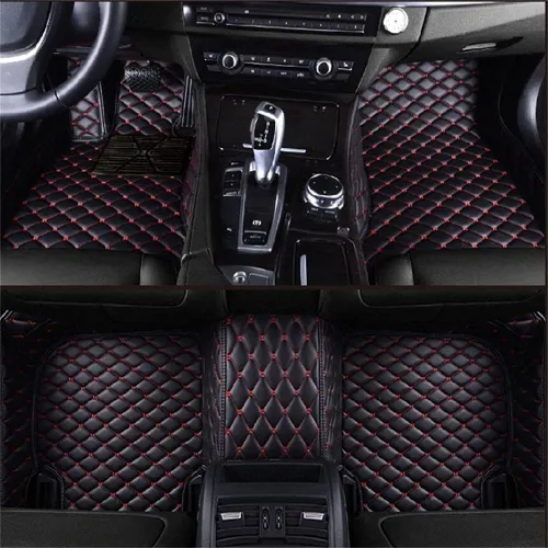 Miniatura 9 de Las alfombrillas de automóvil personalizadas son adecuadas para Audi A8/A8L 2006-2021, forro impermeable, juego completo de suelos respetuosos