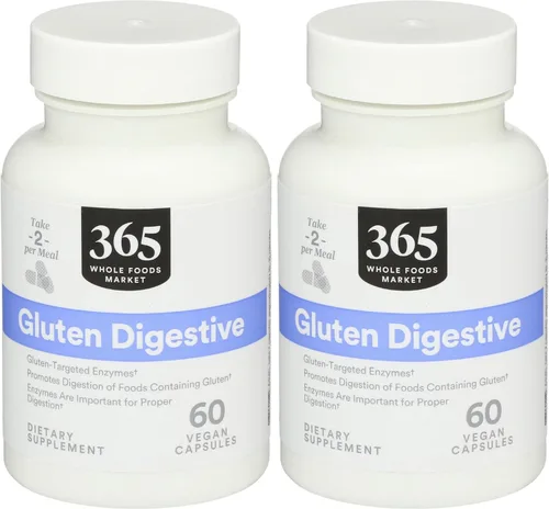 Miniatura 10 de 365 by Whole Foods Market, Enzimas Gluten Digestive, 60