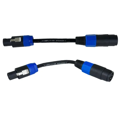 Miniatura 5 de CNCESS CESS-273 Speakon Mono Bridge Cable adaptador de modo de puente, paquete de 2