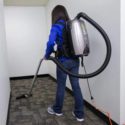Miniatura 2 de Atrix Ergo Pro Aspiradora Mochila, 8-Quartos Filtración HEPA, Motor 1400W, Succión 106 CFM, Liviana y Silenciosa 72 dB, Incluye Manguera, Varilla