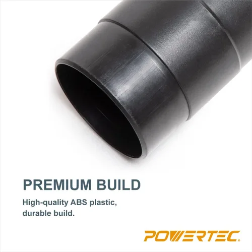 Miniatura 6 de POWERTEC 70123 Conector de manguera de polvo de 4 pulgadas con adaptador de empalme de conexión rápida, plástico ABS, 1 paquete (paquete de 2)