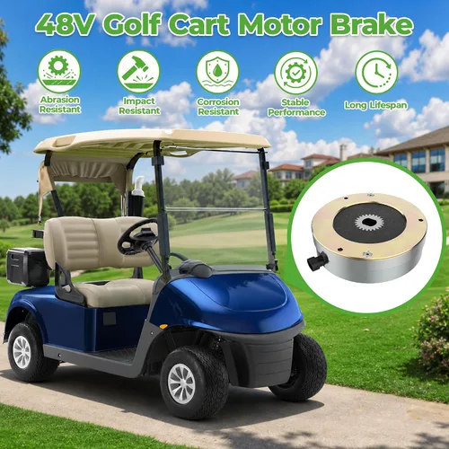 Miniatura 4 de 10L0L Freno de motor de carrito de golf de 48 V para EZGO RXV 2008-UP, repuesto para OEM #610065, 605867 compatible con controlador de velocidad
