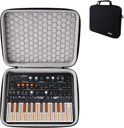 Miniatura 12 de Bolsa de transporte para controlador MIDI Banworks de poliuretano con carcasa rígida, ajuste personalizado para Ableton Push 3