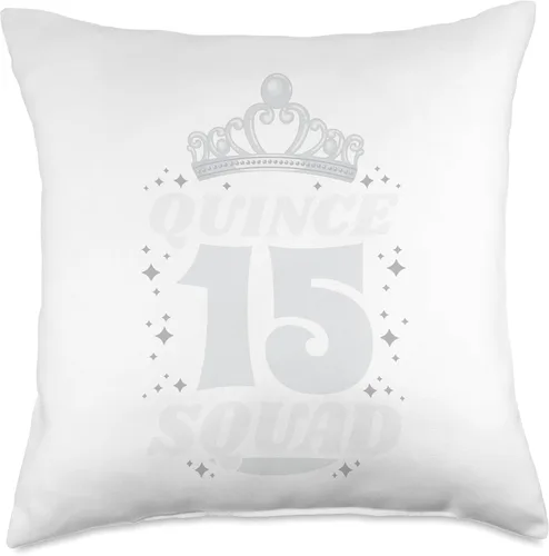 Miniatura 5 de Sweet 15 - Almohada mexicana para fiesta de cumpleaños de quinceañera, Quince 15