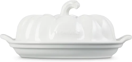 Miniatura 4 de Le Creuset Plato de mantequilla de calabaza de gres, blanco
