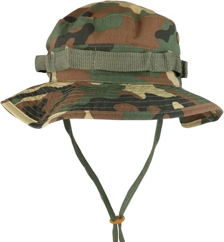 Miniatura 2 de Gorra Jungle Boonie de algodón resistente al desgarro con correa para la barbilla
