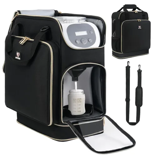 Miniatura 7 de Estuche de transporte compatible con Baby Brezza Formula Pro Advanced Formula Pro, bolsa de viaje con mezclador de fórmula aislada con correa