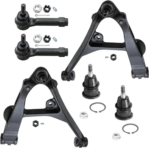 Miniatura 174 de Detroit Axle - Kit de extremo delantero para Chrysler 300 Dodge Charger Challenger 2011-2023, 2 brazos de control inferiores traseros 2 varillas