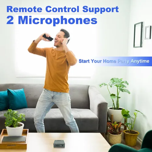 Miniatura 6 de AK45 Amplificador de audio estéreo para el hogar, mini receptor Bluetooth 5.0, amplificador de potencia estéreo de alta fidelidad Blutooth de 300 W