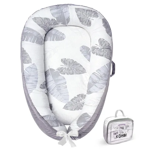 Miniatura 10 de Tumbona para recién nacido de 0 a 24 meses, almohada para bebé y tumbona con nido, almohada infantil transpirable de algodón orgánico, nido portátil