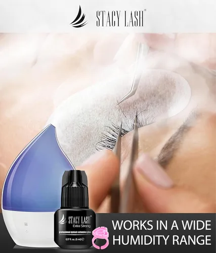 Miniatura 7 de STACY LASH Pegamento para extensiones de pestañas extra fuerte (0.17 onzas líquidas/0.2 fl oz), secado de 0.5 a 1 segundo/retención - 8