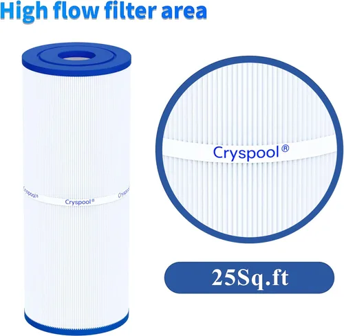 Miniatura 7 de Cryspool® 04036 Filtro compatible con CX225RE, C225, Commander II 57010500, PA225-4/M4, C-4325, FC-1220, Cartucho de filtro de spa de 25 pies