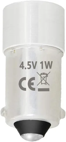 Miniatura 10 de BA9s Base LED Bulbs1W 3v BA9 LED antorcha mini lámpara de cabeza bombilla linterna 2 celdas C y D (blanco frío, 2 celdas C y D 3V)