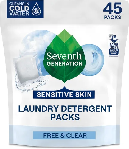Miniatura 9 de Seventh Generation Detergente líquido para ropa, aroma cítrico fresco, 60 cargas, combate las manchas, 90 onzas líquidas