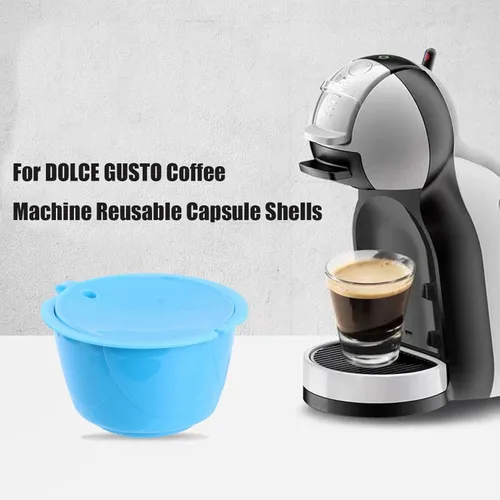 Miniatura 2 de 5 tazas K reutilizables, tazas de cápsulas de café, capacidad para 0.44 onzas de café molido, filtro de café para máquina de café de la serie DOLCE