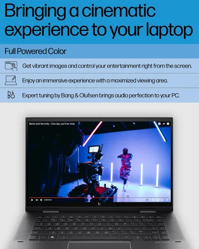 Miniatura 3 de HP Envy x360 Laptop convertible de 15 pulgadas, procesador AMD Ryzen 7 5825U, gráficos AMD Radeon, 8 GB RAM, SSD de 512 GB, Windows 11 Home