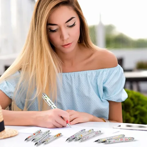 Miniatura 6 de Ctosree 60 bolígrafos cristianos para mujer, a granel, versículos bíblicos, bolígrafos de tinta floral, citas inspiradoras religiosas, bolígrafo