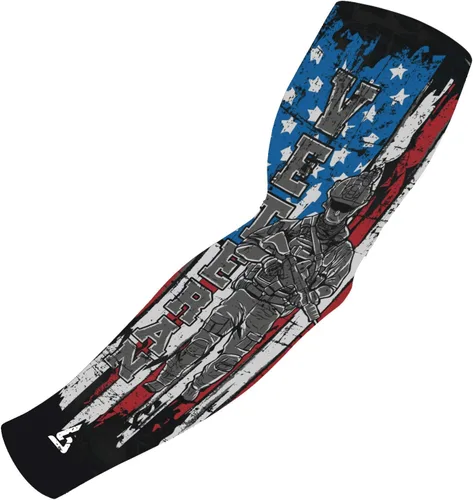 Miniatura 13 de B-Driven Sports Sleeve Pro-Fit - Manga Patriótica - Estados Unidos, Cuba, México, Israel, Canadá, Venezuela, Rep. Dominicana - Individual Bandera
