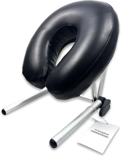 Miniatura 8 de Soporte para masaje facial con cojín para la mesa de masaje, se adapta a la mayoría de mesas de masaje, espuma viscoelástica, ajustable