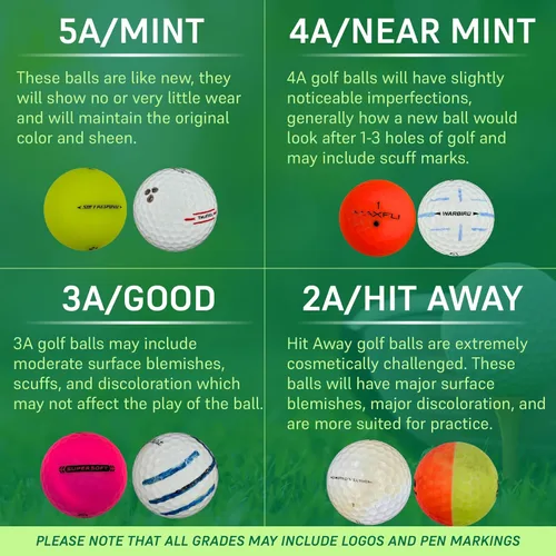 Miniatura 2 de Golf Ball Planet Paquete de 50 pelotas de golf usadas en colores mezclados Color mixto 3A / bueno