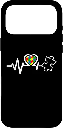 Miniatura 22 de Heart Puzzle Piece Heartbeat Cool Autism Awareness Case for iPhone 16