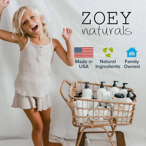 Miniatura 3 de Zoey Naturals - Baño de burbujas calmante de lavanda para niños y bebés, jabón hidratante sin lágrimas para niños pequeños con aloe y aceite