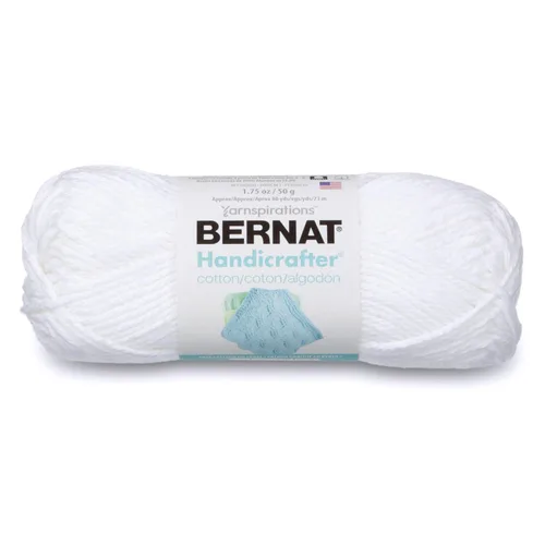 Miniatura 12 de Bernat Handicrafter - Hilo de algodón de colores sólidos, 1.75 oz, calibre 4 mediano, 100% algodón, Rojo Country