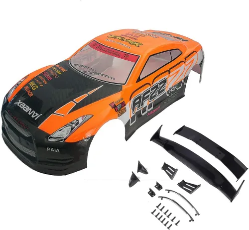 Miniatura 9 de 1/10 Escala RC pintada precortada Drift Racing Touring Onroad Carrocería de coche Ancho 7.480 in con accesorios de espejo retrovisor (AE86)
